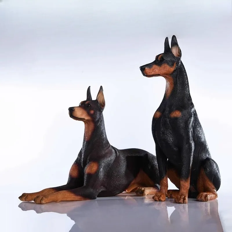 JXK 1/6 Scale Brown/black Handsome Simulation Animal Ornament Doberman Model Resin for Desktop Decoration Gift
JXK 1/6 Scale Brown/black Handsome Simulation Animal Ornament Doberman Model Resin for Desktop Decoration Gift