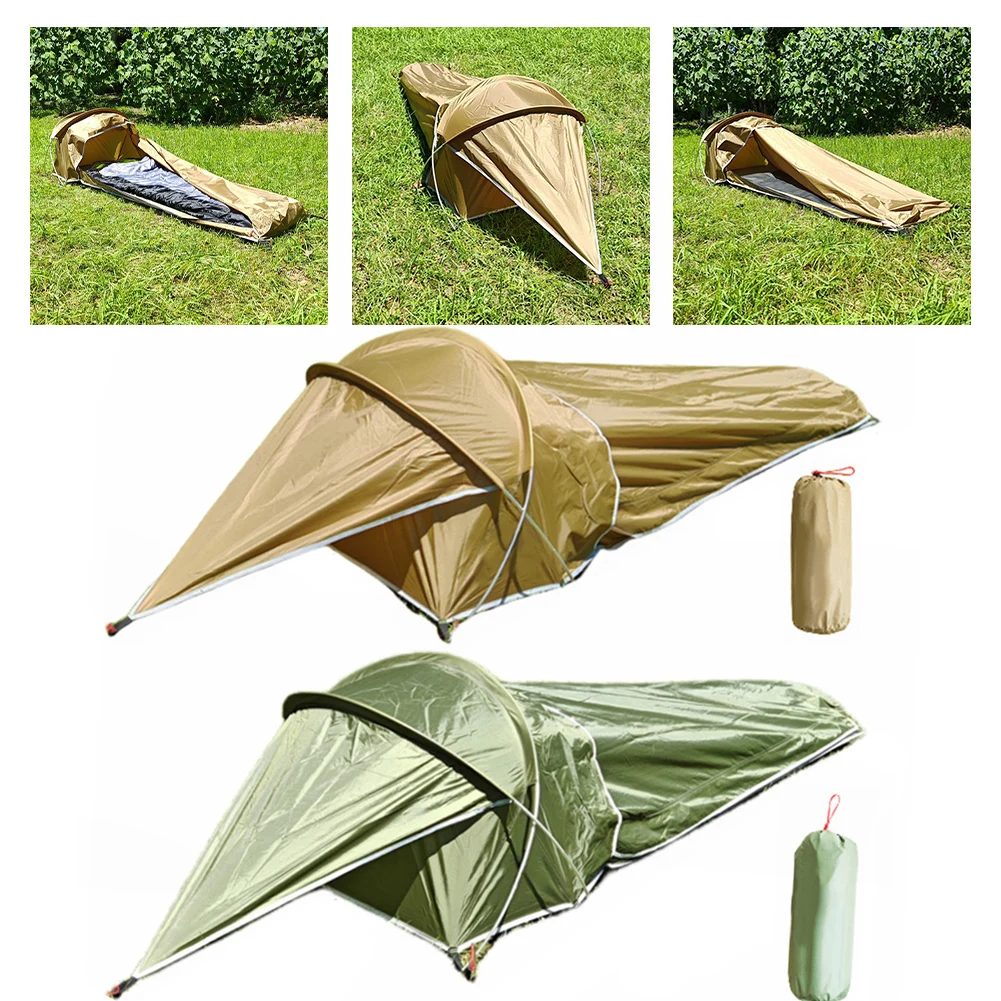 Hiking Tent Single Person Tent 210D Oxford Cloth Bottom 210T Tear-Resistant Polyester All-Season Usable Bushcraft
Hiking Tent Single Person Tent 210D Oxford Cloth Bottom 210T Tear-Resistant Polyester All-Season Usable Bushcraft