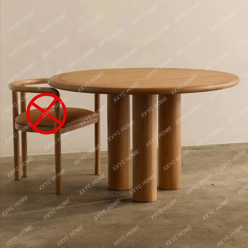 FF solid wood round dining table modern simple small apartment household, casual negotiation round table
FF solid wood round dining table modern simple small apartment household, casual negotiation round table