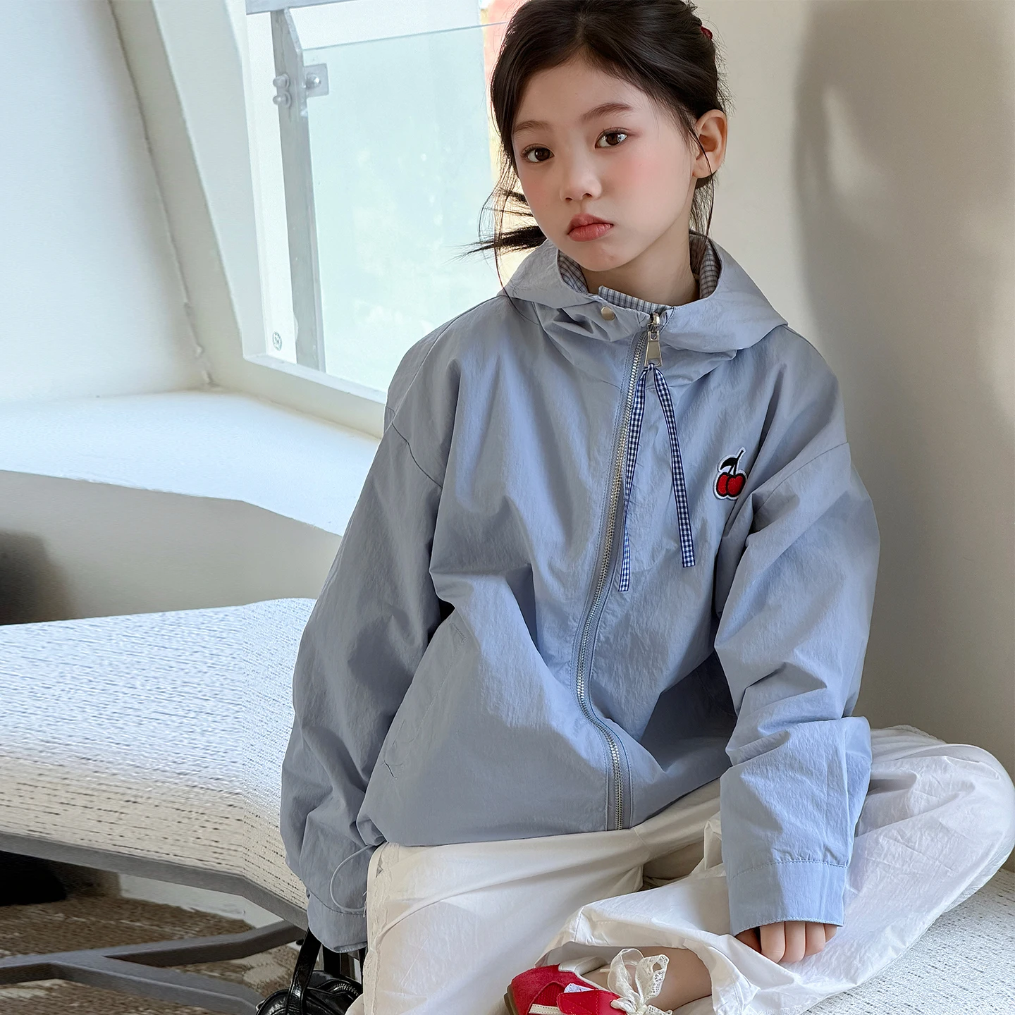 Girls' outerwear for spring new styles for children's assault jackets Korean style girls' thin styles junior high school chil
Girls' outerwear for spring new styles for children's assault jackets Korean style girls' thin styles junior high school chil