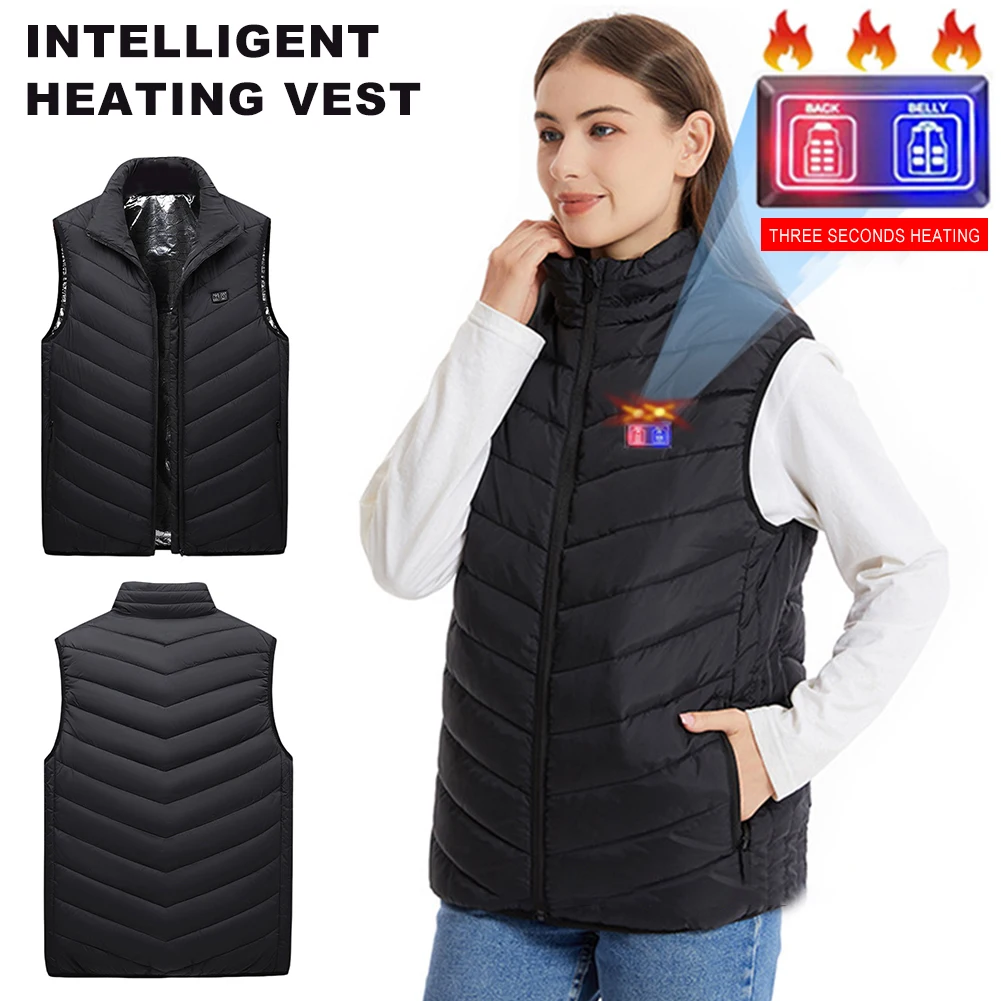 Unisex Electric Thermal Jacket Washable Rechargable Heated Jacket Waterproof 3 Heating Levels for Skiing Cycling Hunting Size L
Unisex Electric Thermal Jacket Washable Rechargable Heated Jacket Waterproof 3 Heating Levels for Skiing Cycling Hunting Size L