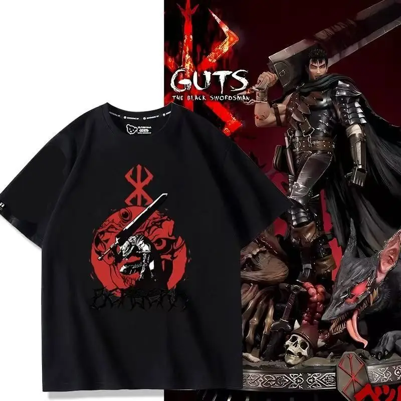Legend of Sword Style Anime Branded Warrior Guts Overlord's Egg Cosplay Short Sleeve T-Shirt Unisex Summer Anime Clothing
Legend of Sword Style Anime Branded Warrior Guts Overlord's Egg Cosplay Short Sleeve T-Shirt Unisex Summer Anime Clothing