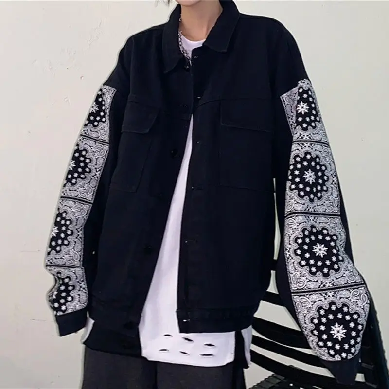 Jacket Women's New Autumn Retro Versatile Workwear Tops Female Long Sleeves Single Breasted Turndown Collar Loose Denim Jackets
Jacket Women's New Autumn Retro Versatile Workwear Tops Female Long Sleeves Single Breasted Turndown Collar Loose Denim Jackets