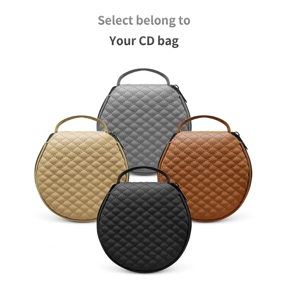 Round Disc Bag Practical Embroidered Plaid Pattern Wear-resistant Car Disc CD Storage Bag for Driver
Round Disc Bag Practical Embroidered Plaid Pattern Wear-resistant Car Disc CD Storage Bag for Driver
