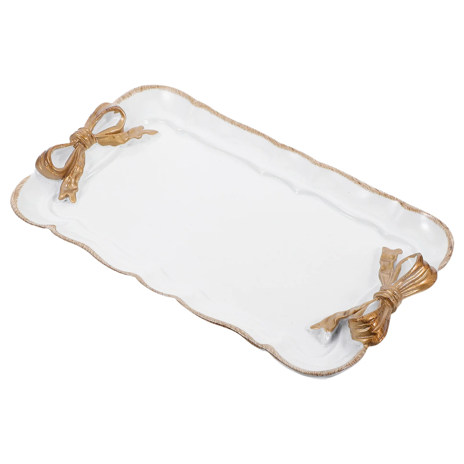 Bowknot Dessert Tray Resin Decorative Plate Macaron Gift For Wedding Valentine Party (White)
Bowknot Dessert Tray Resin Decorative Plate Macaron Gift For Wedding Valentine Party (White)