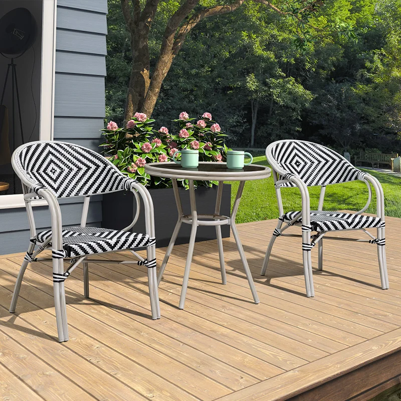 Balcony tables and chairs Nordic rattan chair three piece set simple white balcony small tables and chairs net red outdoor leisu
Balcony tables and chairs Nordic rattan chair three piece set simple white balcony small tables and chairs net red outdoor leisu