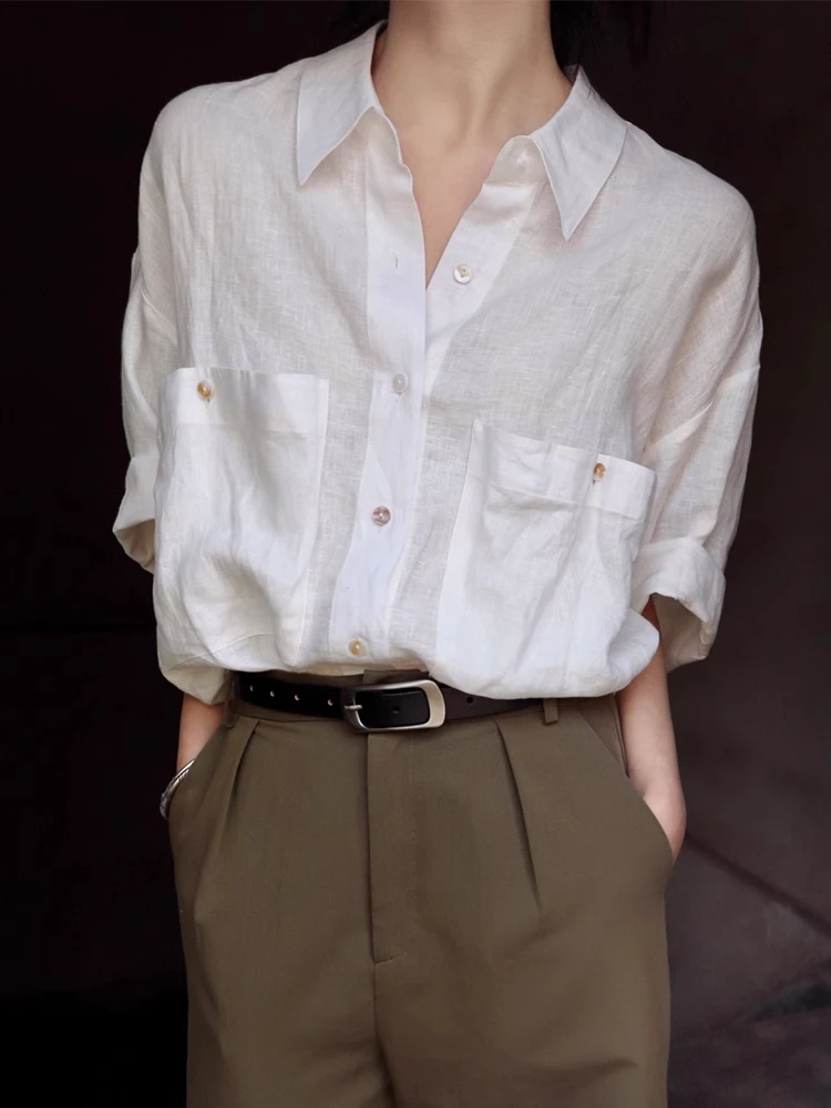 Premium Flax Short Sleeve Women's Shirt Summer New Design Casual Boyfriend Style Sun Protection Top Comfortable Korean Versio...
Premium Flax Short Sleeve Women's Shirt Summer New Design Casual Boyfriend Style Sun Protection Top Comfortable Korean Versio...