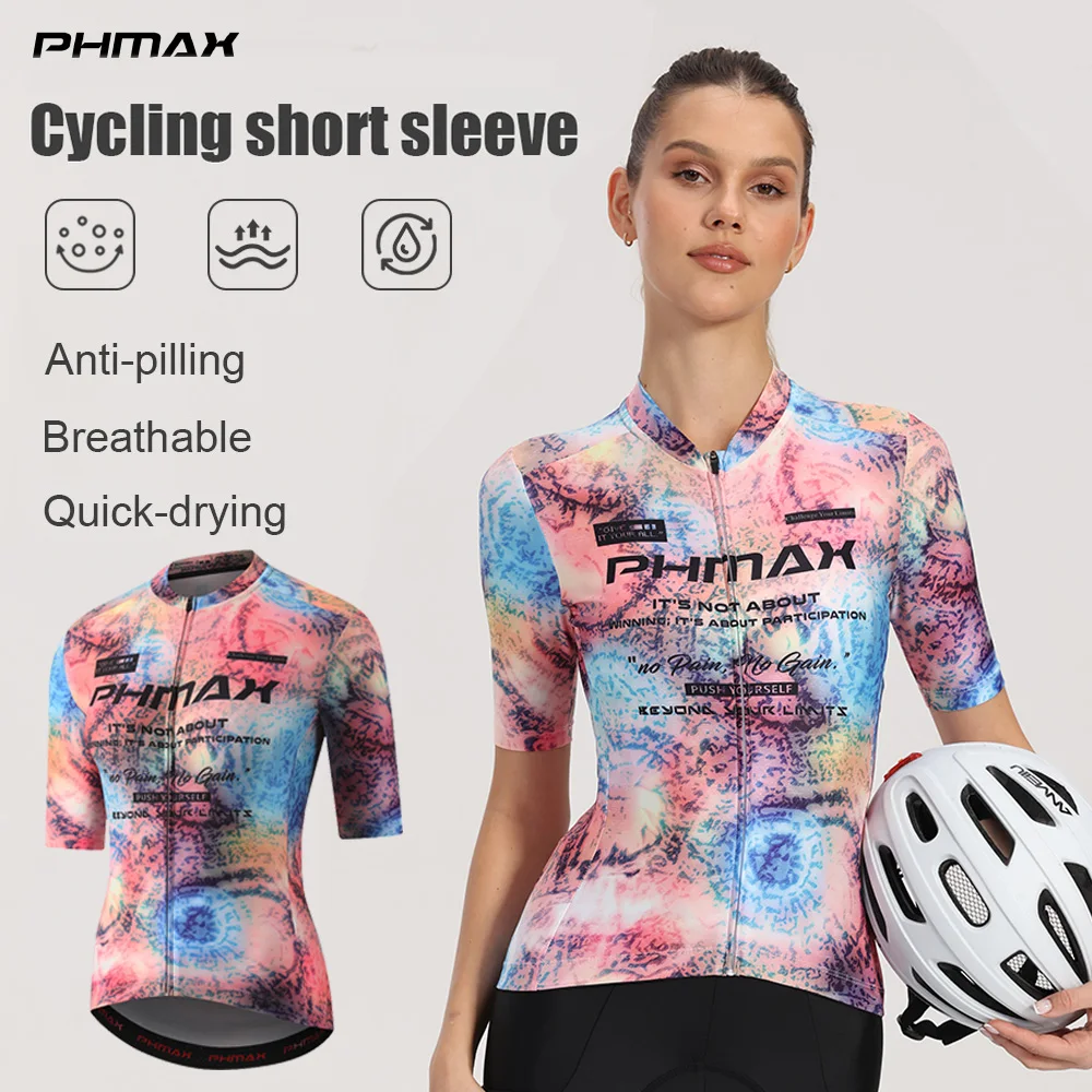 Летняя женская велосипедная майка PHMAX, дышащая велосипедная майка Ciclismo, быстросохнущая велосипедная майка MTB с коротким рукавом и карманом
Летняя женская велосипедная майка PHMAX, дышащая велосипедная майка Ciclismo, быстросохнущая велосипедная майка MTB с коротким рукавом и карманом