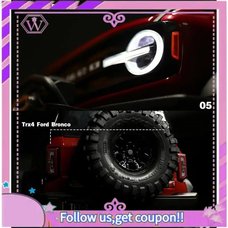 Upgraded 2X LED Light System Front & Rear Lamp Group For Traxxas TRX4 2021 Bronco 1/10 RC Crawler Car Turn Signals Brake Lights
Upgraded 2X LED Light System Front & Rear Lamp Group For Traxxas TRX4 2021 Bronco 1/10 RC Crawler Car Turn Signals Brake Lights