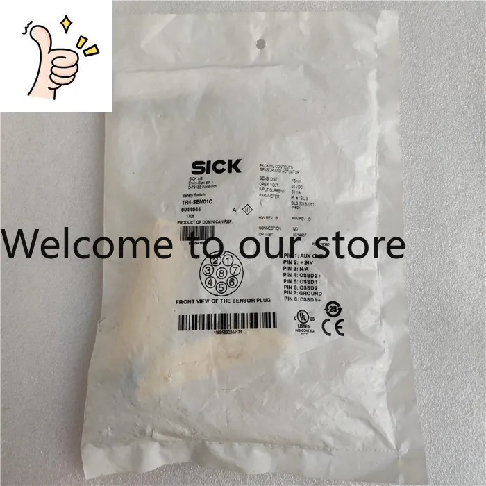 New Original SICK RF Safety Switch TR4-SEM01C In Stock 6044644
New Original SICK RF Safety Switch TR4-SEM01C In Stock 6044644