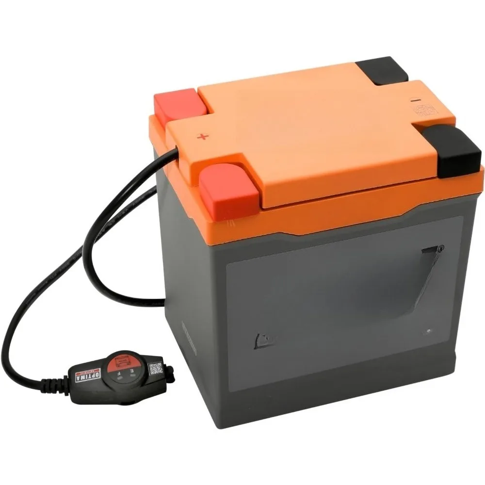 Lithium Motorcycle Battery with Built-in Jump-Starter, 800 Cranking Amps, 15AH, ATV, UTV, 4-wheeler, Mower Battery. Replaces
Lithium Motorcycle Battery with Built-in Jump-Starter, 800 Cranking Amps, 15AH, ATV, UTV, 4-wheeler, Mower Battery. Replaces