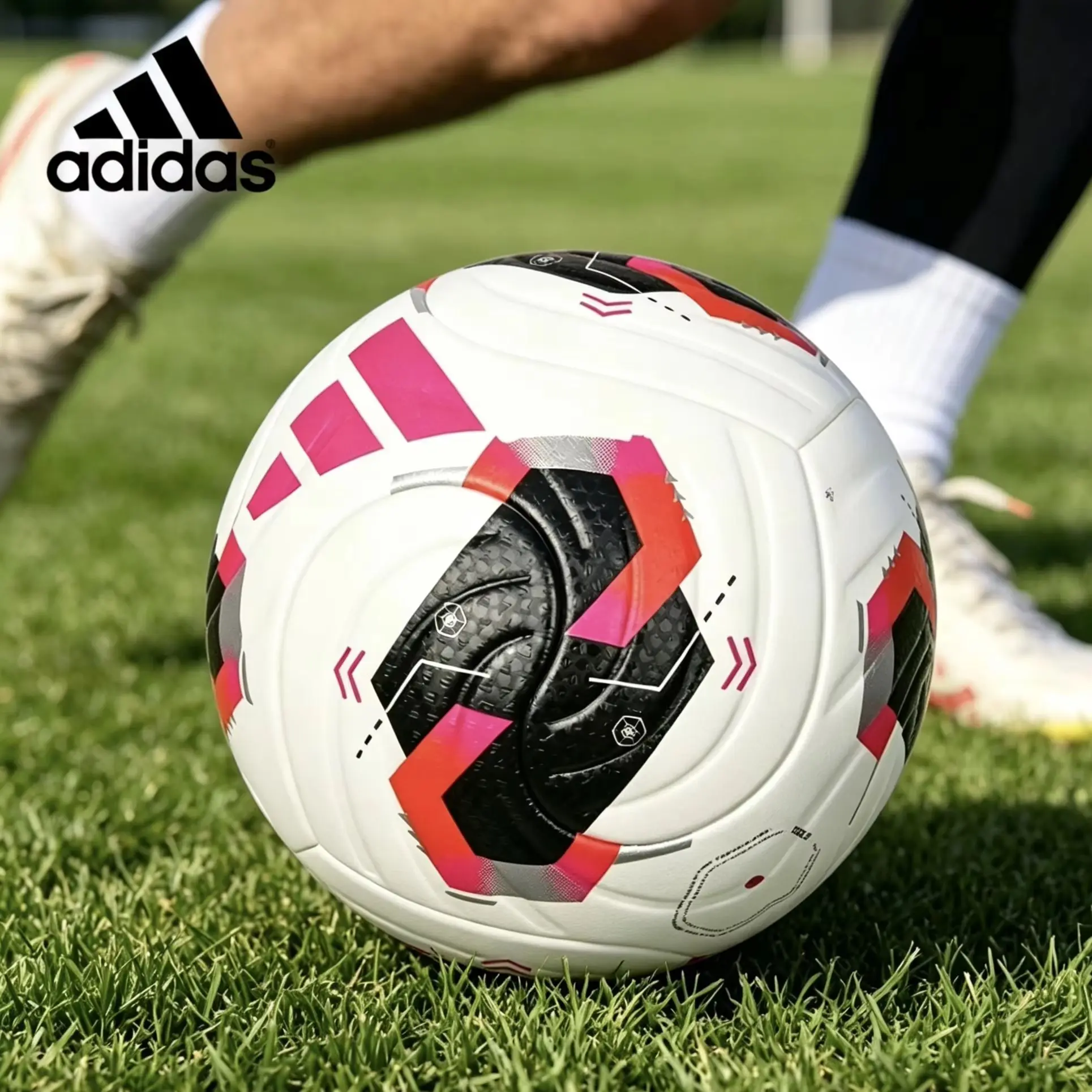 Adidas sports training practical and durable match ball for both men and women, machine sewn anti slip football KE5866
Adidas sports training practical and durable match ball for both men and women, machine sewn anti slip football KE5866