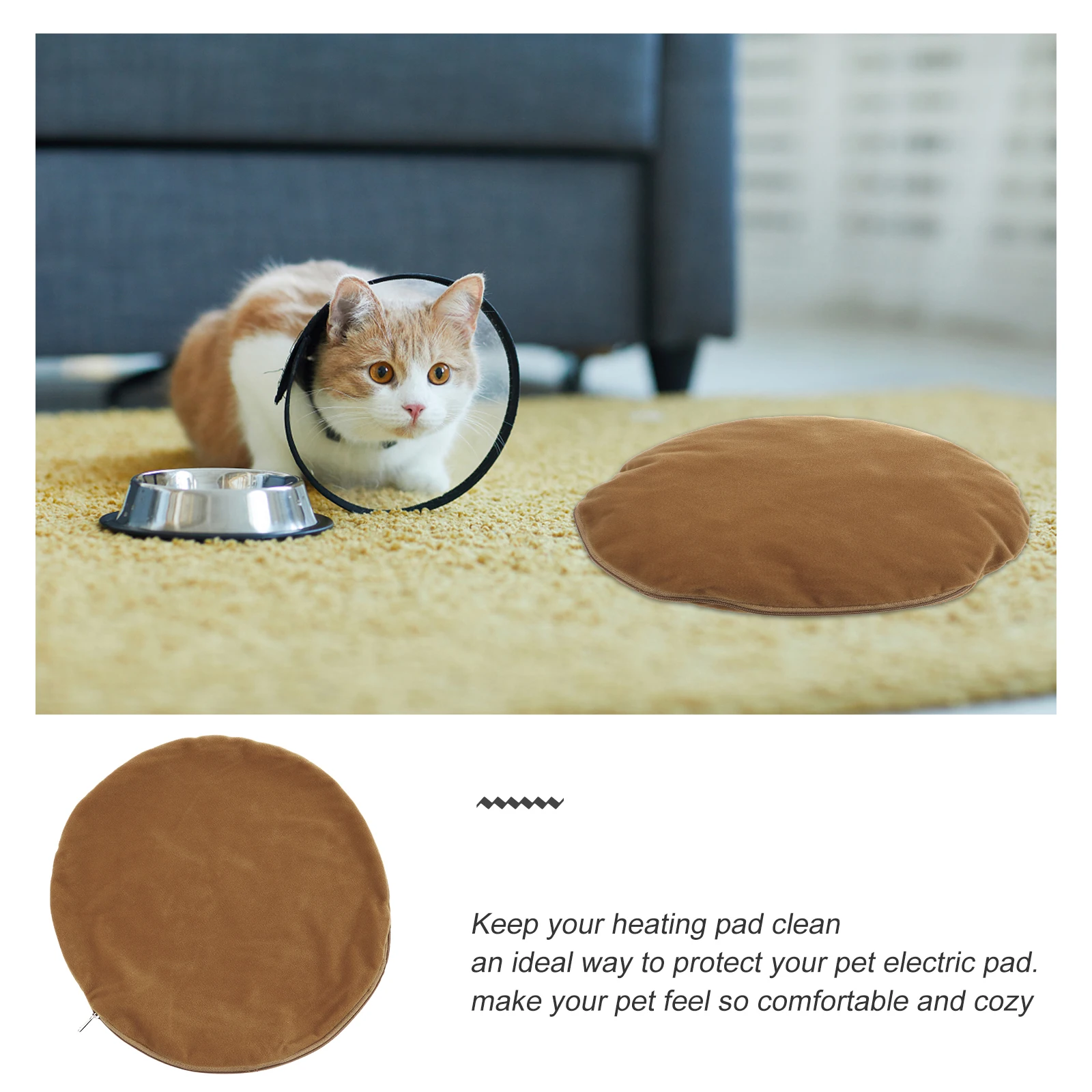 Cat Electric Heating Pad Cover Winter Warm Cotton Cushion Replaceable Blanket for Pets Durable Washable Bite Resistant Non
Cat Electric Heating Pad Cover Winter Warm Cotton Cushion Replaceable Blanket for Pets Durable Washable Bite Resistant Non