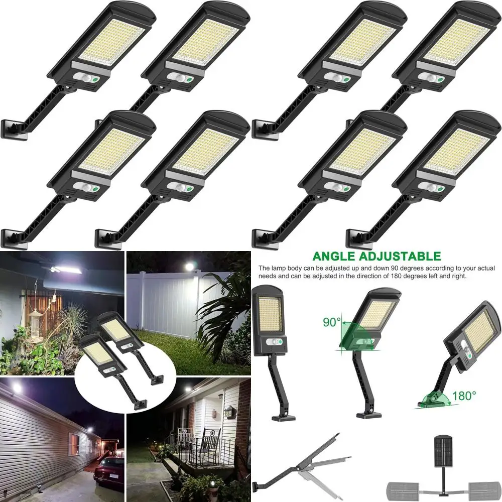 4-Pack 1000LM 168 LED Outdoor Motion Sensor Light, Waterproof Security for Yard, Deck, Patio, Front Door, and Garden.
4-Pack 1000LM 168 LED Outdoor Motion Sensor Light, Waterproof Security for Yard, Deck, Patio, Front Door, and Garden.