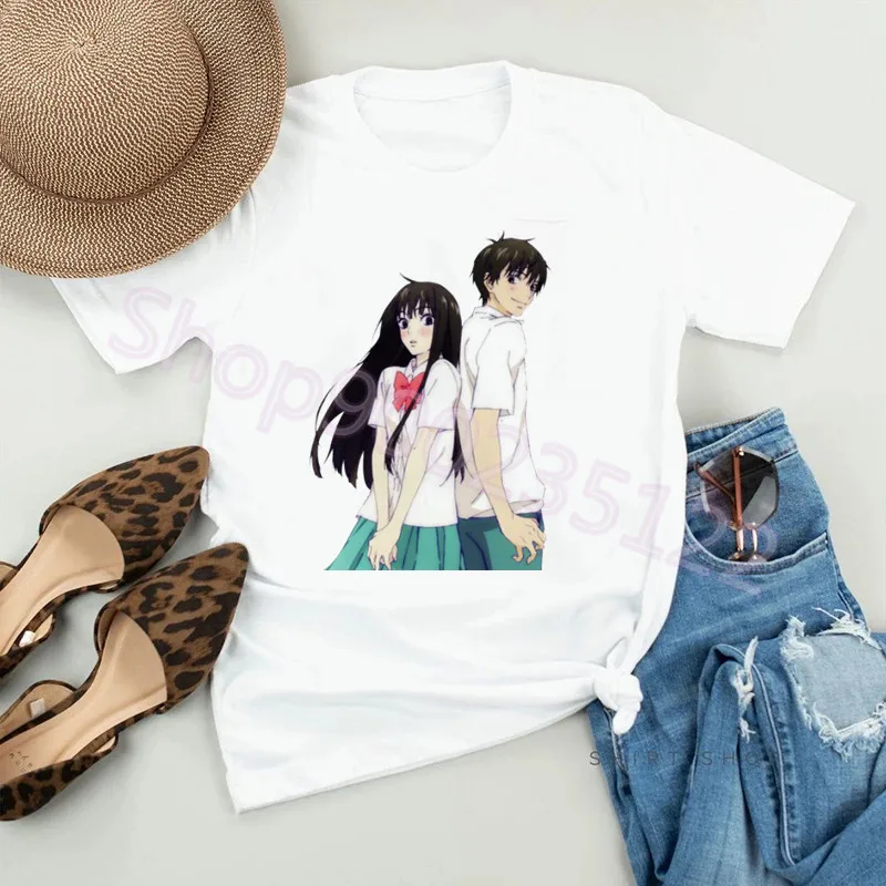 Летняя футболка с аниме в забавном стиле, футболка Kimi Ni Todoke, топы, женская повседневная футболка с забавным принтом в стиле манга, женская одежда в стиле Харадзюку
Летняя футболка с аниме в забавном стиле, футболка Kimi Ni Todoke, топы, женская повседневная футболка с забавным принтом в стиле манга, женская одежда в стиле Харадзюку
