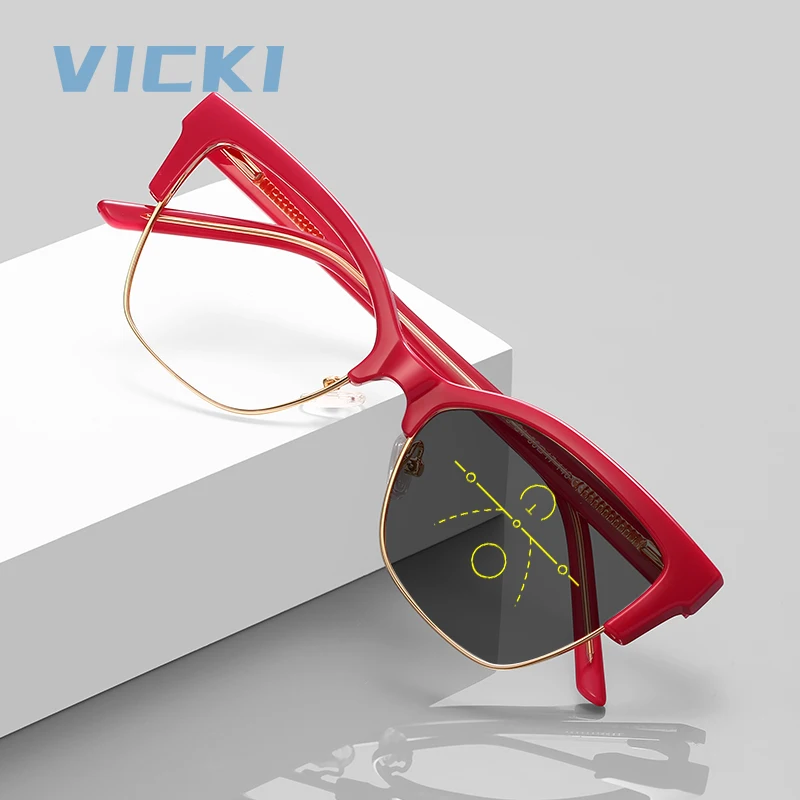 Модные большие дизайнерские очки VICKI для женщин, очки с прогрессивным мультифокусом доступны по рецепту PFD2175
Модные большие дизайнерские очки VICKI для женщин, очки с прогрессивным мультифокусом доступны по рецепту PFD2175
