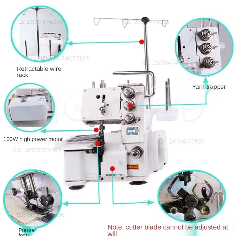 Overlock sewing machine Household four-thread overlock electric desktop overlock sewing small sewing BB
Overlock sewing machine Household four-thread overlock electric desktop overlock sewing small sewing BB