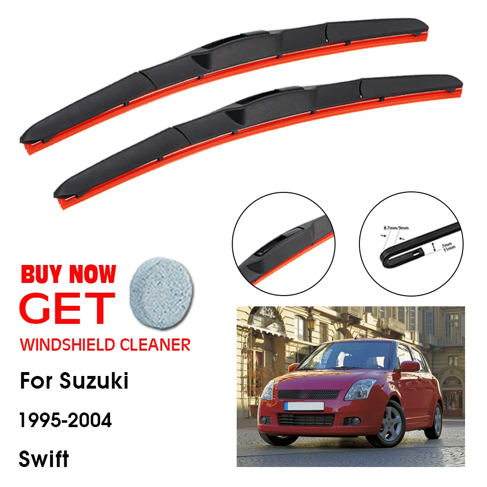 Car Wiper Blade For Suzuki Swift 21"+18" 1995-2004 Front Window Washer Windscreen Windshield Silica Gel Wiper Blades Accessorie
Car Wiper Blade For Suzuki Swift 21"+18" 1995-2004 Front Window Washer Windscreen Windshield Silica Gel Wiper Blades Accessorie