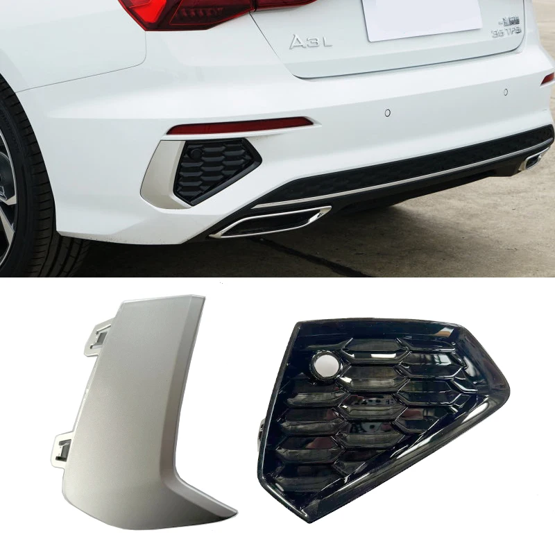Задний бампер, серебряная декоративная полоса, сетчатая крышка, задняя противотуманная фара, декоративная решетка, подходит для Audi A3 A3L Sline 2021 2022
Задний бампер, серебряная декоративная полоса, сетчатая крышка, задняя противотуманная фара, декоративная решетка, подходит для Audi A3 A3L Sline 2021 2022