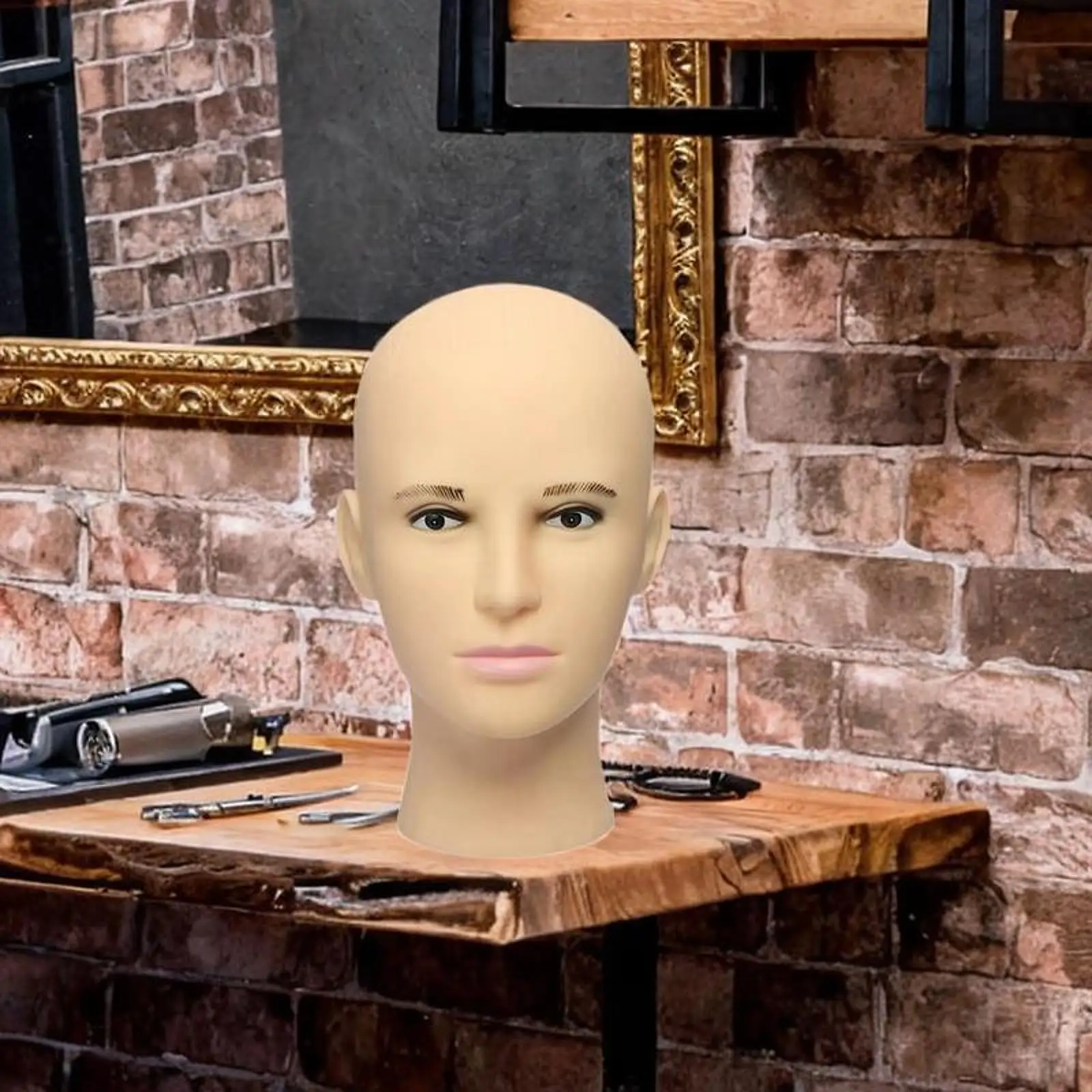 Bald Mannequin Head,Manikin Head Lightweight,Hat Helmet Glasses Dispaly for Wig Making Styling Wig Display Head Wig Holder
Bald Mannequin Head,Manikin Head Lightweight,Hat Helmet Glasses Dispaly for Wig Making Styling Wig Display Head Wig Holder