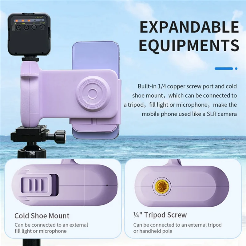 New-Mobile Phone Camera Aid With Remote Anti-Shake Phone Holder, Stabilizer For Video Shooting, For Smartphones C
New-Mobile Phone Camera Aid With Remote Anti-Shake Phone Holder, Stabilizer For Video Shooting, For Smartphones C