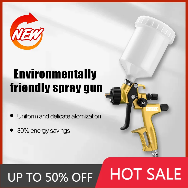 SUTU Spray Guns Car/Furniture 1.3MM Nozzle Paint Spray Gun High Atomization Air Tools Oil Paint Repair Guns Painting Airbrush
SUTU Spray Guns Car/Furniture 1.3MM Nozzle Paint Spray Gun High Atomization Air Tools Oil Paint Repair Guns Painting Airbrush 