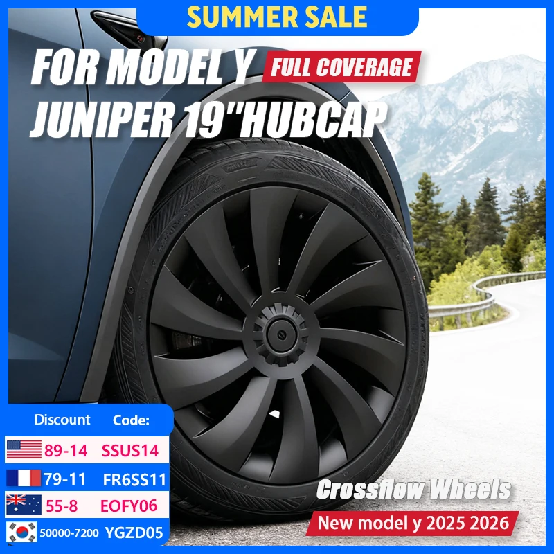 Wheel Cover For Tesla New Model Y 19 Inch Juniper Tire Hub Cap Performance Replacement Crossflow Full Rims My Accessories 2025
Wheel Cover For Tesla New Model Y 19 Inch Juniper Tire Hub Cap Performance Replacement Crossflow Full Rims My Accessories 2025