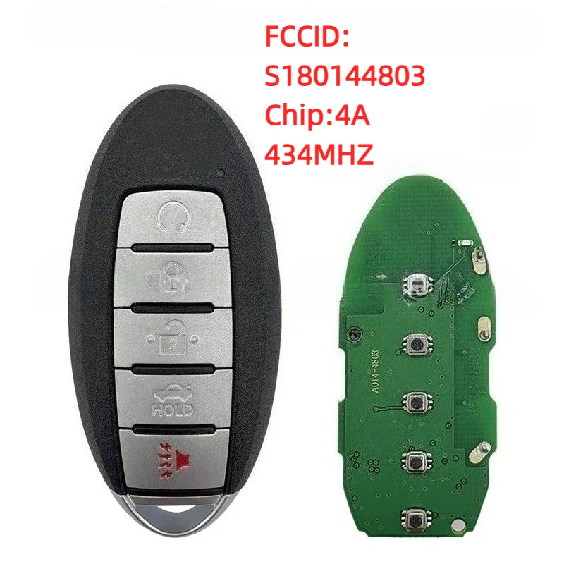 S180144803 ID4A chip 433 frequency for Nissan Teana 2019 2020 with key blade
S180144803 ID4A chip 433 frequency for Nissan Teana 2019 2020 with key blade