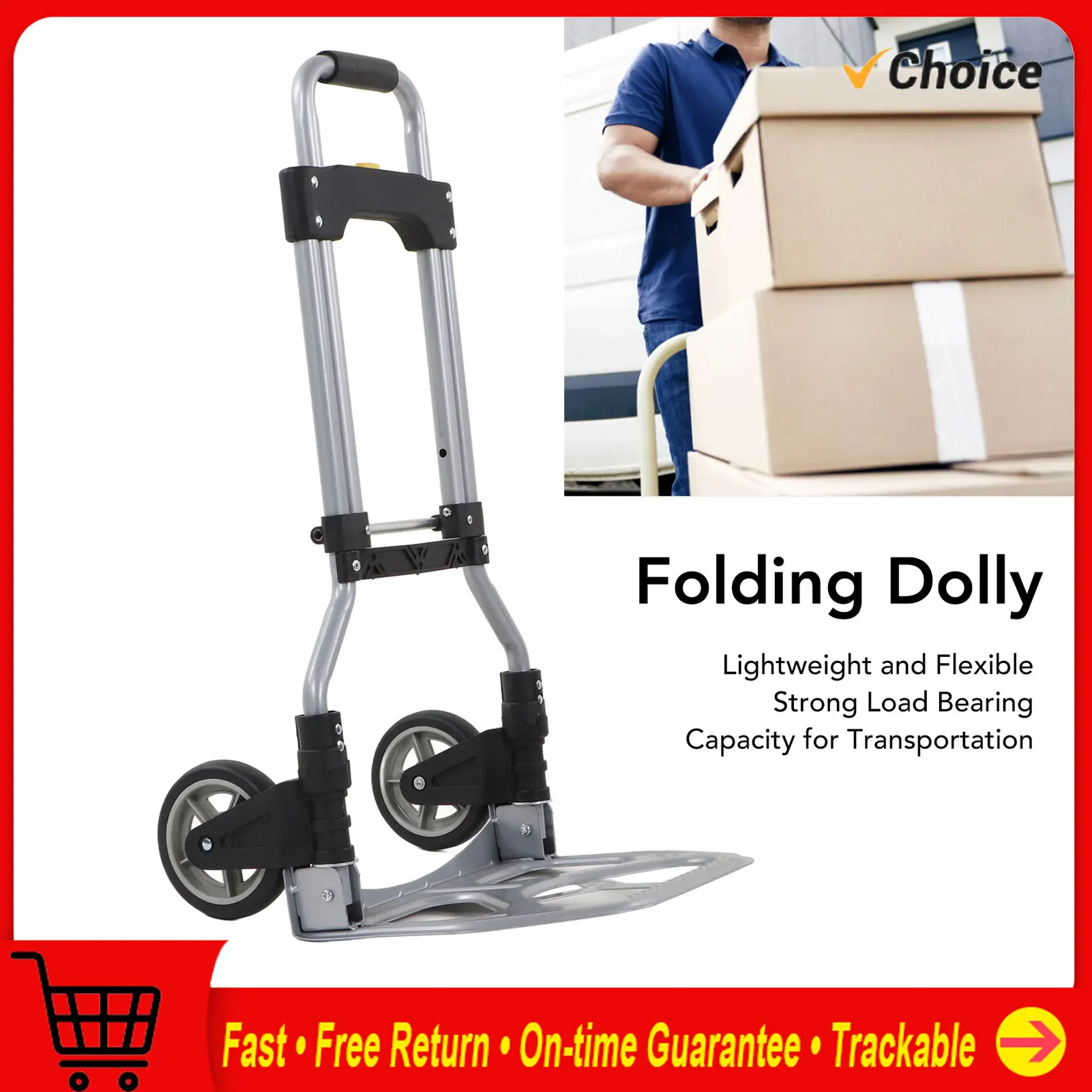 Dolly Cart Folding Hand Truck Dolly 70kg Bearing with 2 Wheels for Transportation Hand Truck Dolly Portable Cart Push Cart Dolly
Dolly Cart Folding Hand Truck Dolly 70kg Bearing with 2 Wheels for Transportation Hand Truck Dolly Portable Cart Push Cart Dolly