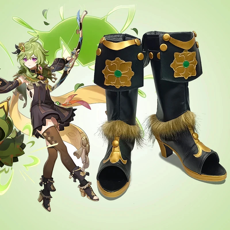 OP Game Impact Collei Mid Calf PU Leather Ladies Zipper Knight High Heels Boots Leaky Toes Boot Cosplay Shoes For 96,;[69
OP Game Impact Collei Mid Calf PU Leather Ladies Zipper Knight High Heels Boots Leaky Toes Boot Cosplay Shoes For 96,;[69