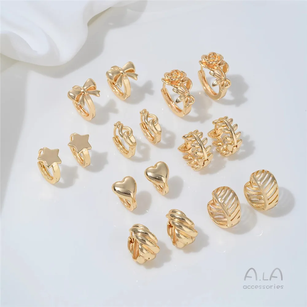 14K Gold-plated Peach Heart-shaped Earrings, Heart-shaped Ear Buckles, French Ear Hooks, Trendy Fashion, Handcrafted Diy Earring
14K Gold-plated Peach Heart-shaped Earrings, Heart-shaped Ear Buckles, French Ear Hooks, Trendy Fashion, Handcrafted Diy Earring