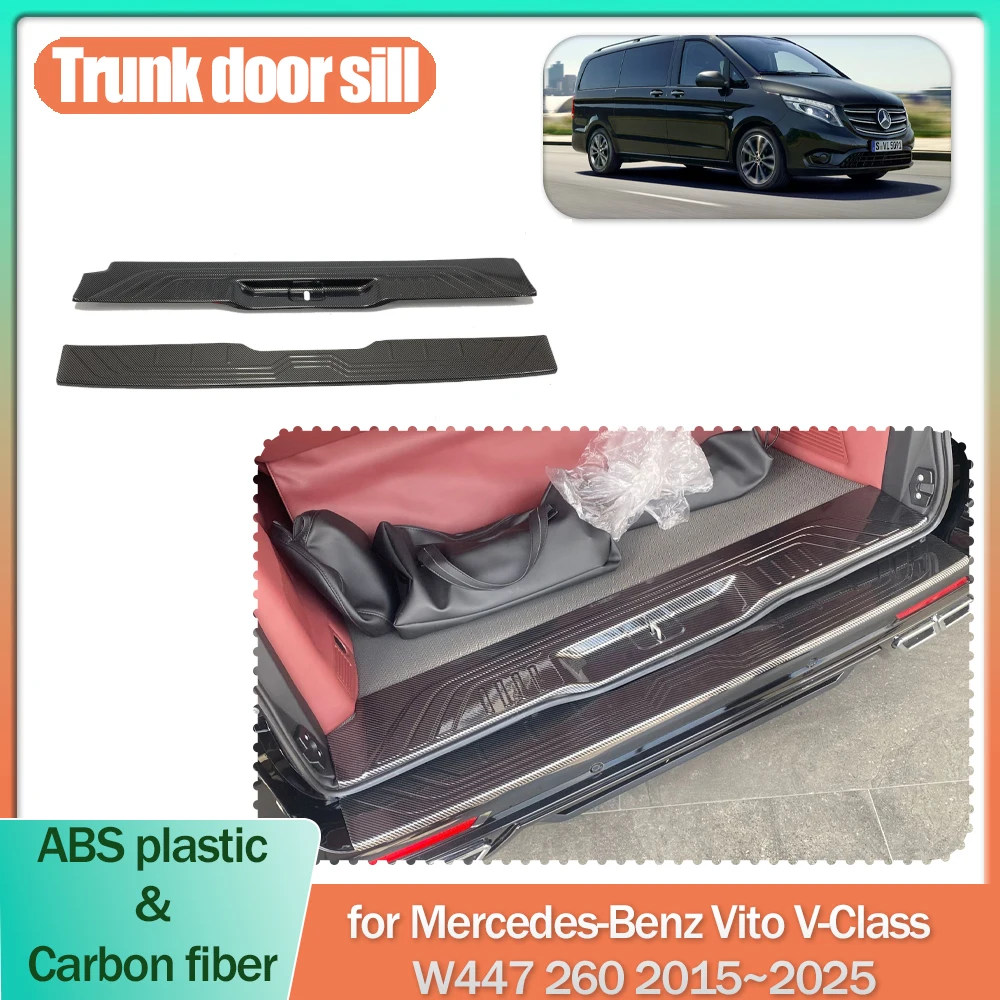 Накладка на порог багажника для Mercedes-Benz Vito V-Class W447 2015 ~ 2025, защита от царапин, накладка на порог, аксессуары
Накладка на порог багажника для Mercedes-Benz Vito V-Class W447 2015 ~ 2025, защита от царапин, накладка на порог, аксессуары