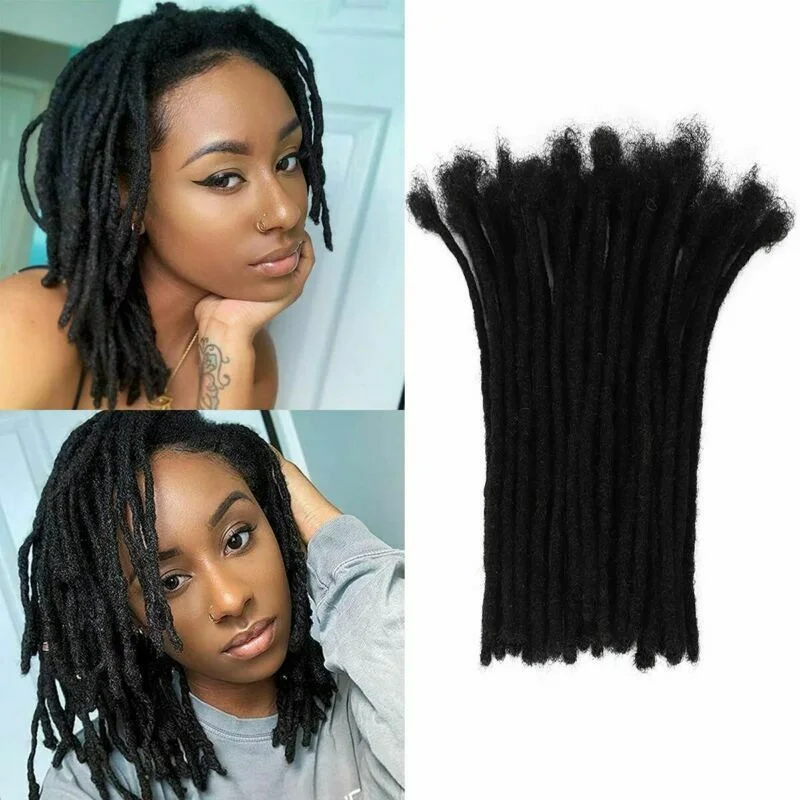 100% Human Hair Dreadlock Loc Extension Thread 0.6cm Wide, 8-28 Inches, Fully Hand-Braided, Suitable For Men, Women And Children
100% Human Hair Dreadlock Loc Extension Thread 0.6cm Wide, 8-28 Inches, Fully Hand-Braided, Suitable For Men, Women And Children