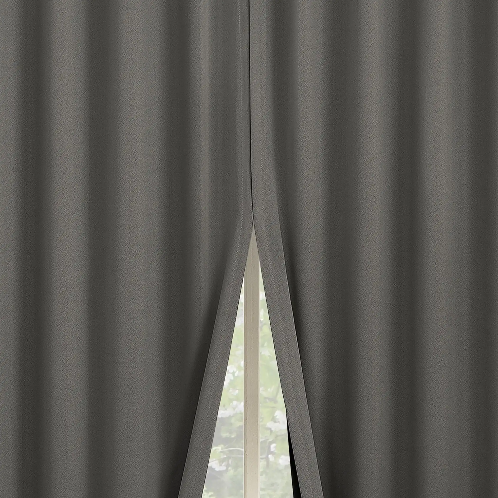 Aria 2-Pack Magnetic Closure Theater Grade 100% Blackout Back Tab Curtain Panel Pair, 52X63, Gray
Aria 2-Pack Magnetic Closure Theater Grade 100% Blackout Back Tab Curtain Panel Pair, 52X63, Gray