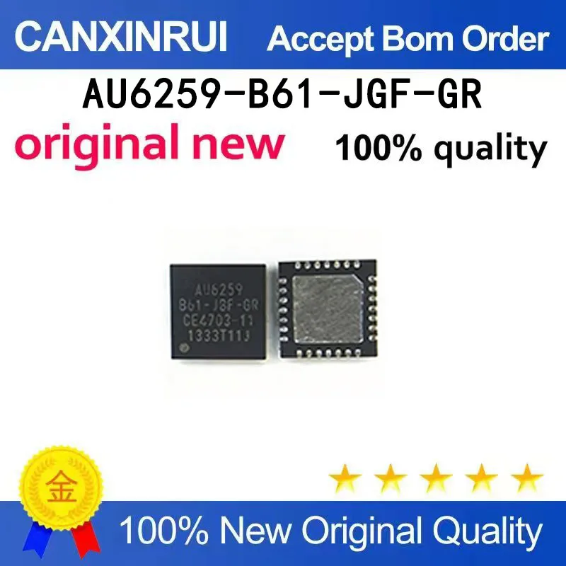 (5-100 pieces)AU6259-B61-JGF-GR ALCOR QFN-28 AU6259 brand new in stock
(5-100 pieces)AU6259-B61-JGF-GR ALCOR QFN-28 AU6259 brand new in stock