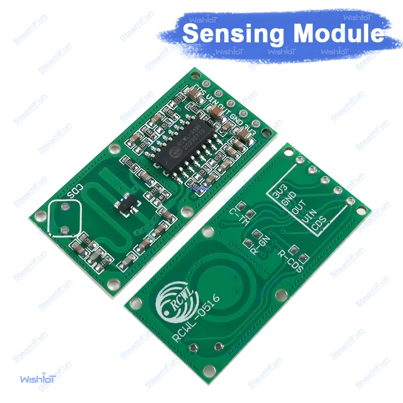 RCWL0516 Microwave Radar Motion Sensor 10PCS Bundle Human Body Induction Switch Module 3.3V Model Parts Drive Components
RCWL0516 Microwave Radar Motion Sensor 10PCS Bundle Human Body Induction Switch Module 3.3V Model Parts Drive Components