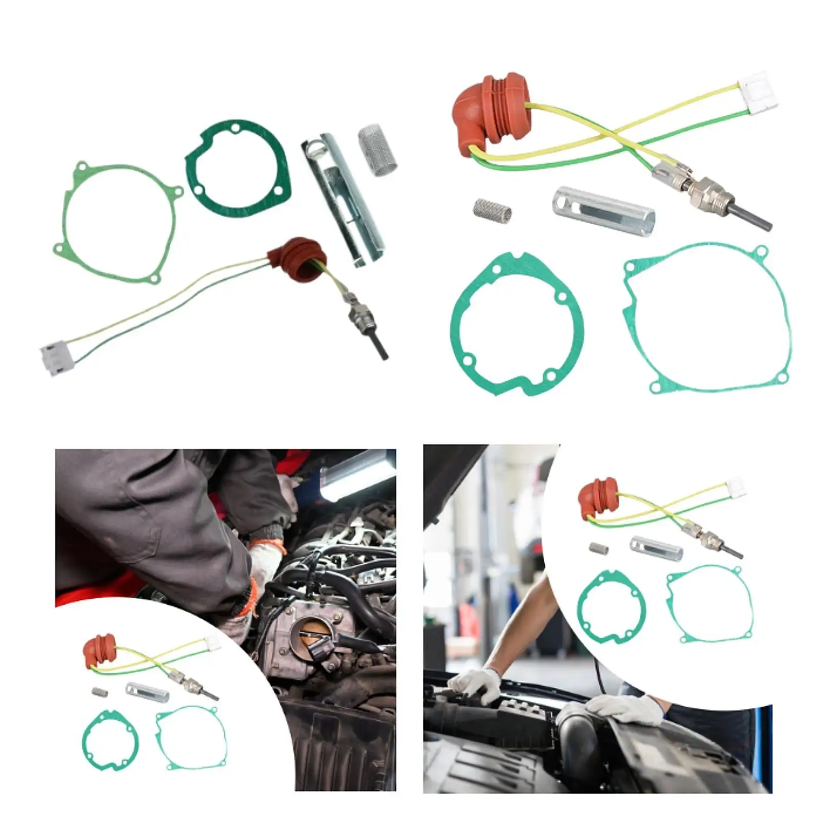 5 шт. ремонтный набор свечей накаливания 12 В, сменный профессиональный прочный металлический простой в установке аксессуар, нагреватель, сервисный набор для автомобиля
5 шт. ремонтный набор свечей накаливания 12 В, сменный профессиональный прочный металлический простой в установке аксессуар, нагреватель, сервисный набор для автомобиля