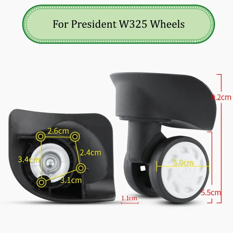 For president W325 Universal Wheel Replacement Suitcase Silent Smooth Shock Absorbing Durable Convenient Accessories Caster
For president W325 Universal Wheel Replacement Suitcase Silent Smooth Shock Absorbing Durable Convenient Accessories Caster