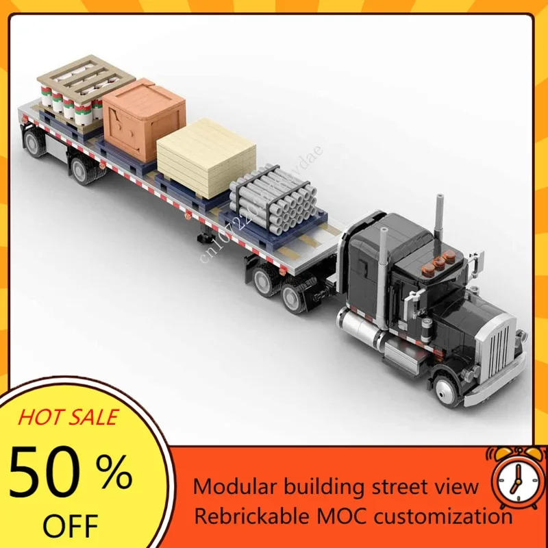 1576PCS MOC City Cargo American Freight Truck Model Technology Creative Custom Puzzle Assembly Kids Toy Christmas Gifts
1576PCS MOC City Cargo American Freight Truck Model Technology Creative Custom Puzzle Assembly Kids Toy Christmas Gifts