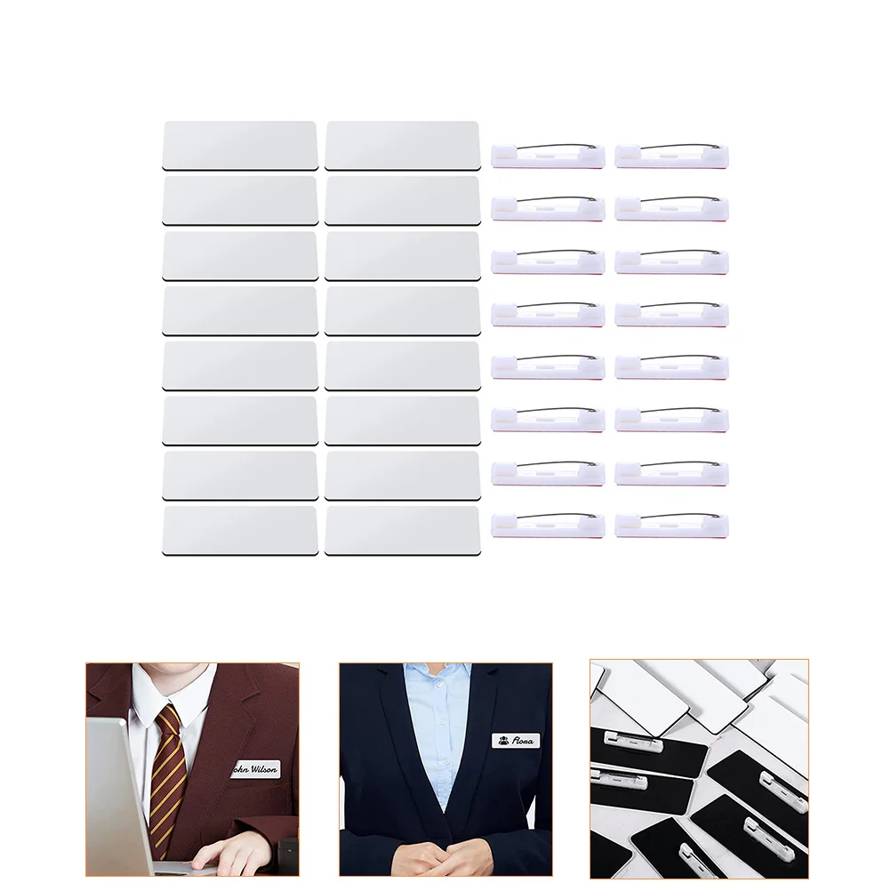 16 Pcs Name Badges Tags with Clips Clothing for Nursing Home Workers Pin Stocking Wood Magnetic
16 Pcs Name Badges Tags with Clips Clothing for Nursing Home Workers Pin Stocking Wood Magnetic