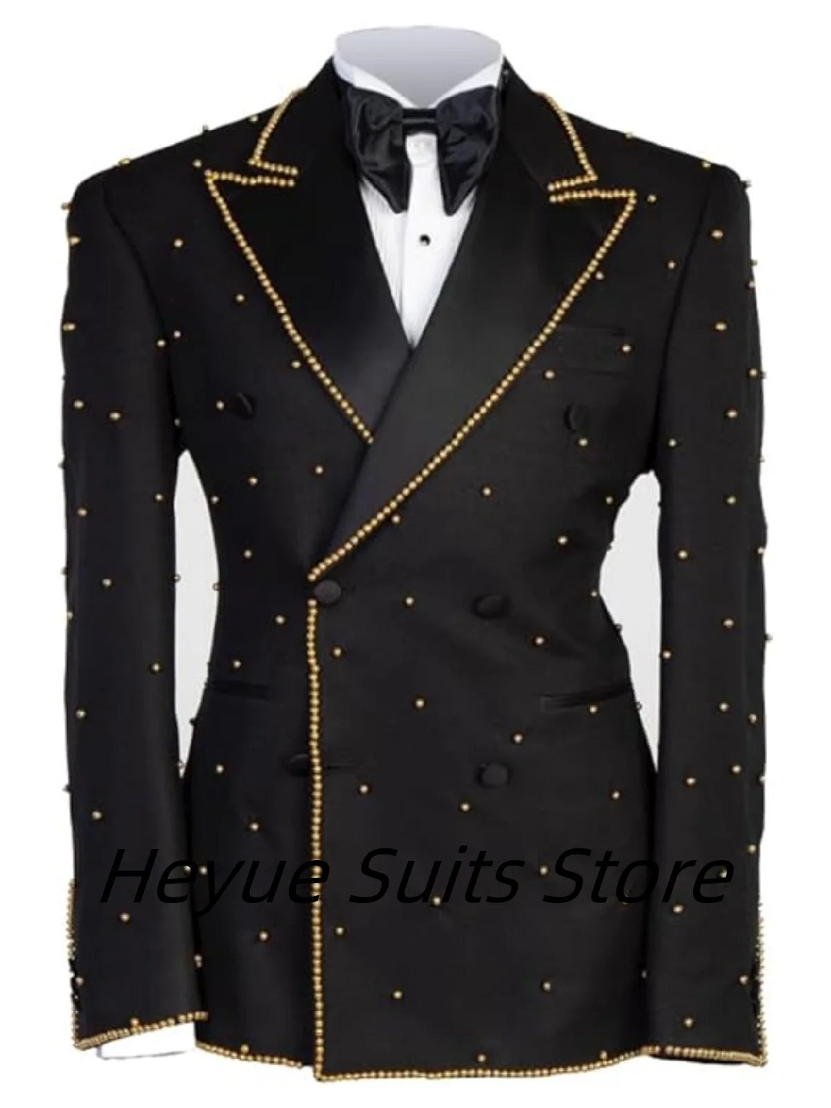 Elegant Beaded Slim Fit Men Suits Customized Ddouble-breasted Groom Wedding Tuxedos 2Pieces Sets Male Blazers Formal ropa hombre
Elegant Beaded Slim Fit Men Suits Customized Ddouble-breasted Groom Wedding Tuxedos 2Pieces Sets Male Blazers Formal ropa hombre