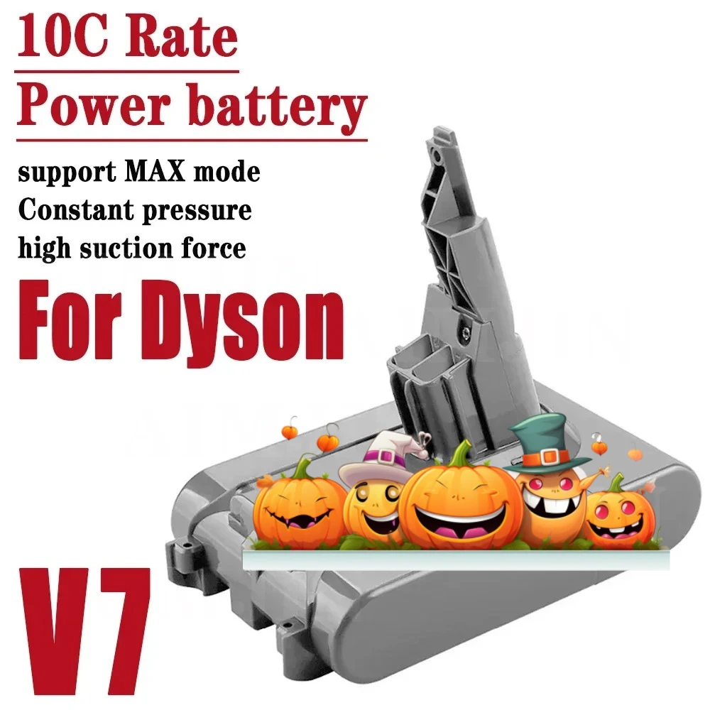 New For Dyson V7 Battery 21.6V 4800/6800/9800/12800mah Li-lon Battery For Dyson V7 Battery Tier Pro Vacuum Cleaner Replacement
New For Dyson V7 Battery 21.6V 4800/6800/9800/12800mah Li-lon Battery For Dyson V7 Battery Tier Pro Vacuum Cleaner Replacement