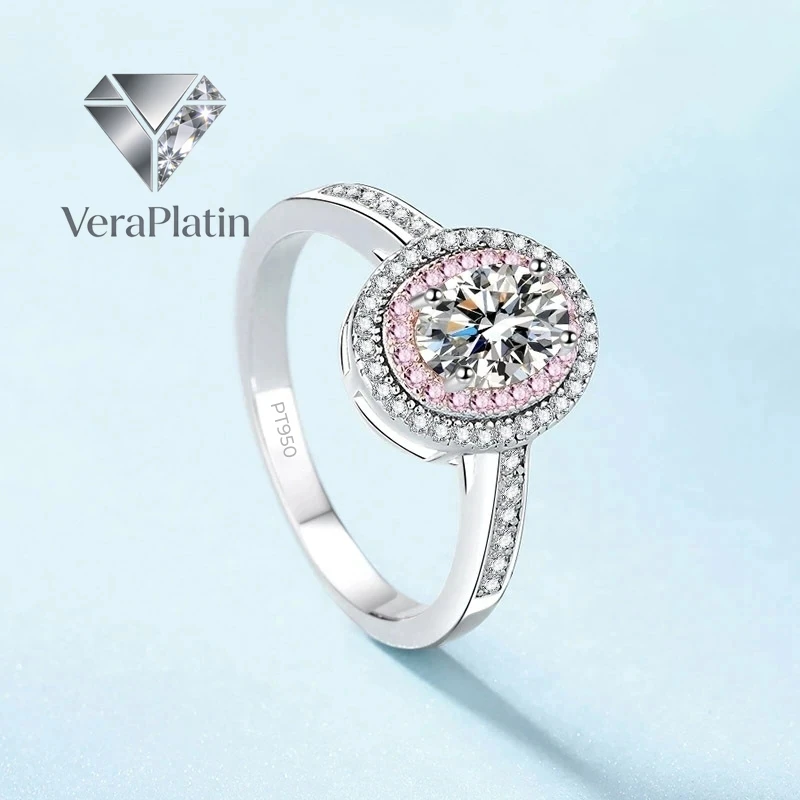VeraPlatin Classic Engagement Women PT950 Platinum Wedding Oval Rings 1CT Moissanite Diamond Girlfriend Birthday Gift Daughter F
VeraPlatin Classic Engagement Women PT950 Platinum Wedding Oval Rings 1CT Moissanite Diamond Girlfriend Birthday Gift Daughter F