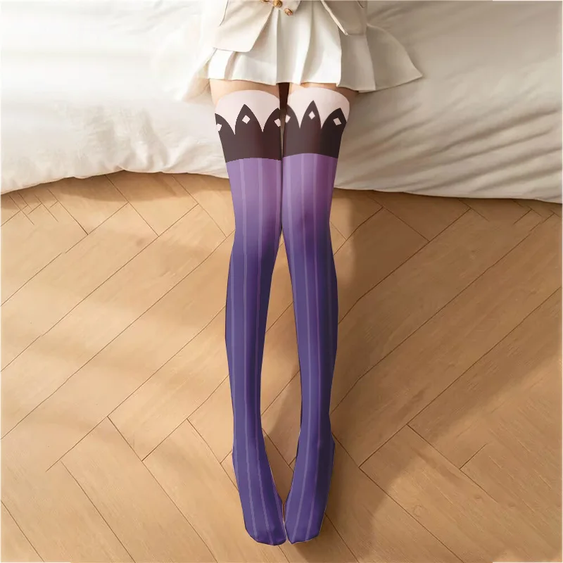Two-dimensional ladies sexy thigh socks fashion sweet Lolita stockings high-quality printed stockings comic-con cosplay
Two-dimensional ladies sexy thigh socks fashion sweet Lolita stockings high-quality printed stockings comic-con cosplay
