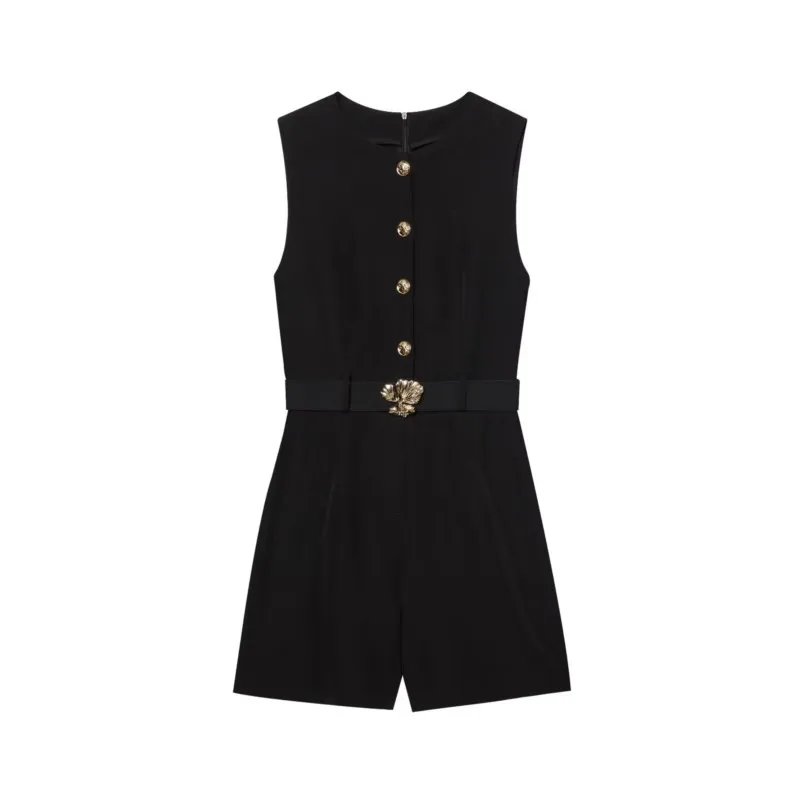 HipSeam Women Crepe Jumpsuit With Belt Sleeveless Short Jumpsuit O Neck Pocket Women's Jumpsuit Casual Female Jumpsuit
HipSeam Women Crepe Jumpsuit With Belt Sleeveless Short Jumpsuit O Neck Pocket Women's Jumpsuit Casual Female Jumpsuit