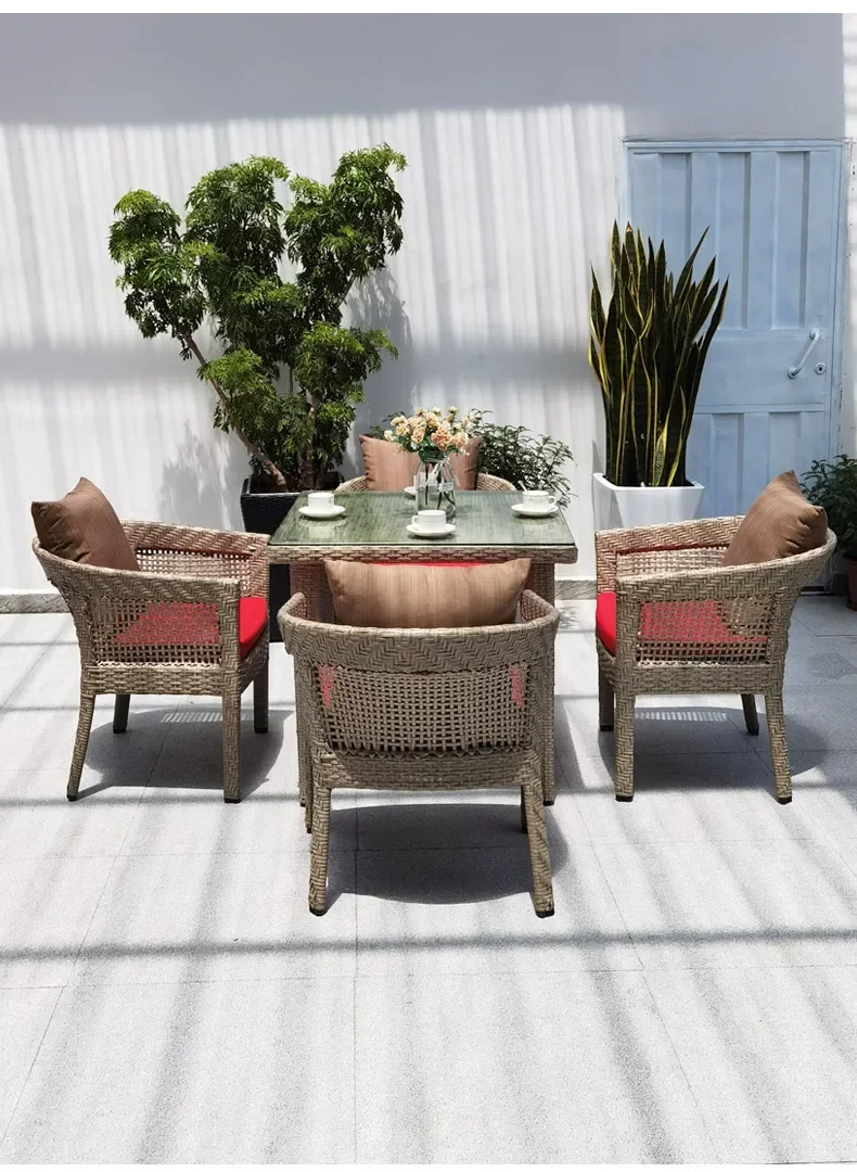 Outdoor leisure furniture, courtyard chairs, garden tables and chairs, three to five piece set, bar rattan chairs
Outdoor leisure furniture, courtyard chairs, garden tables and chairs, three to five piece set, bar rattan chairs