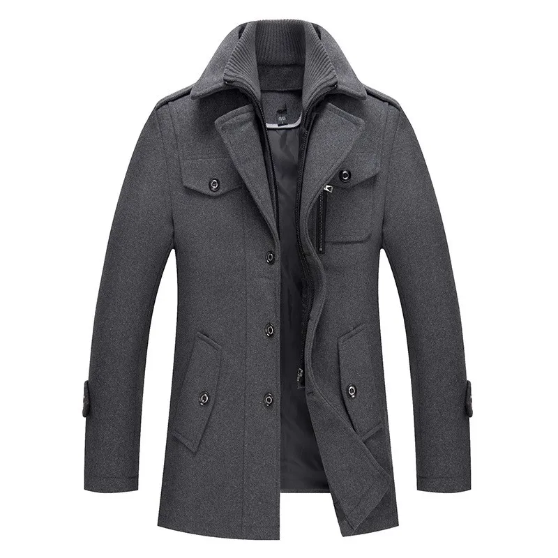Men's Trench Coat Jacket Winter Coats Casual Style Cotton Fabric Standard Fit Youth Trend Shoulder Pad Design Four Seasons Wear
Men's Trench Coat Jacket Winter Coats Casual Style Cotton Fabric Standard Fit Youth Trend Shoulder Pad Design Four Seasons Wear