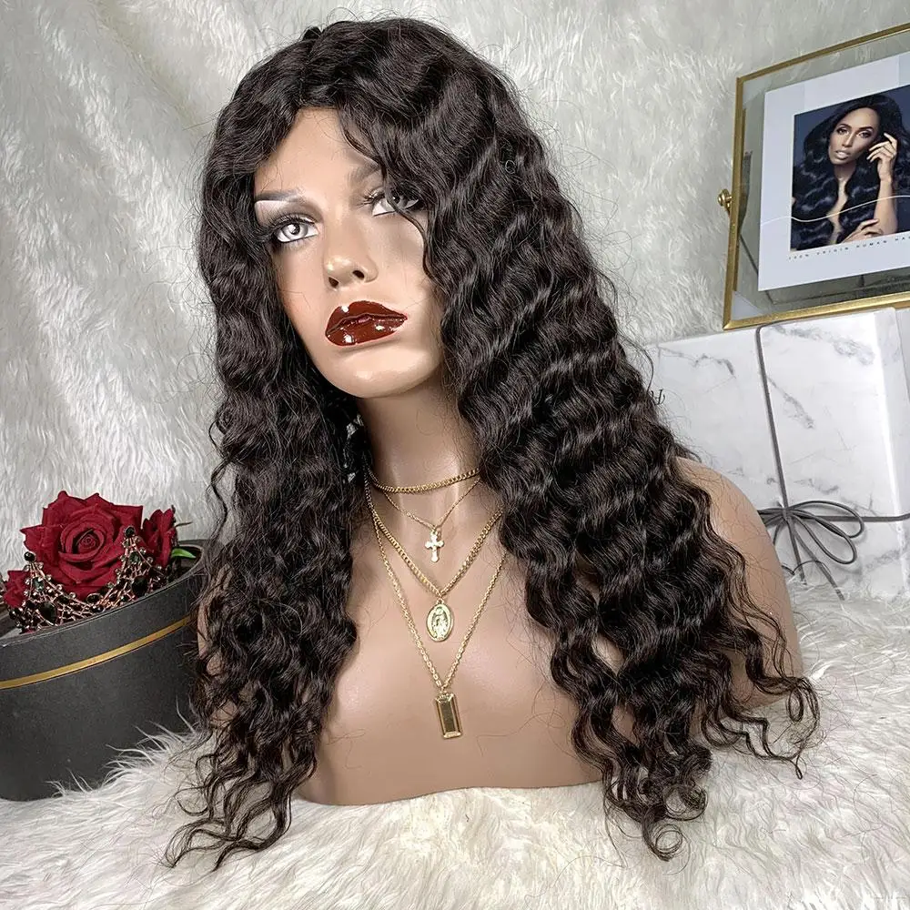 Water Wave T Lace Front Human Hair Wigs PrePlucked Brazilian Deep Wave Lace Frontal Wig with Baby Hair Colored Human Hair Wig
Water Wave T Lace Front Human Hair Wigs PrePlucked Brazilian Deep Wave Lace Frontal Wig with Baby Hair Colored Human Hair Wig