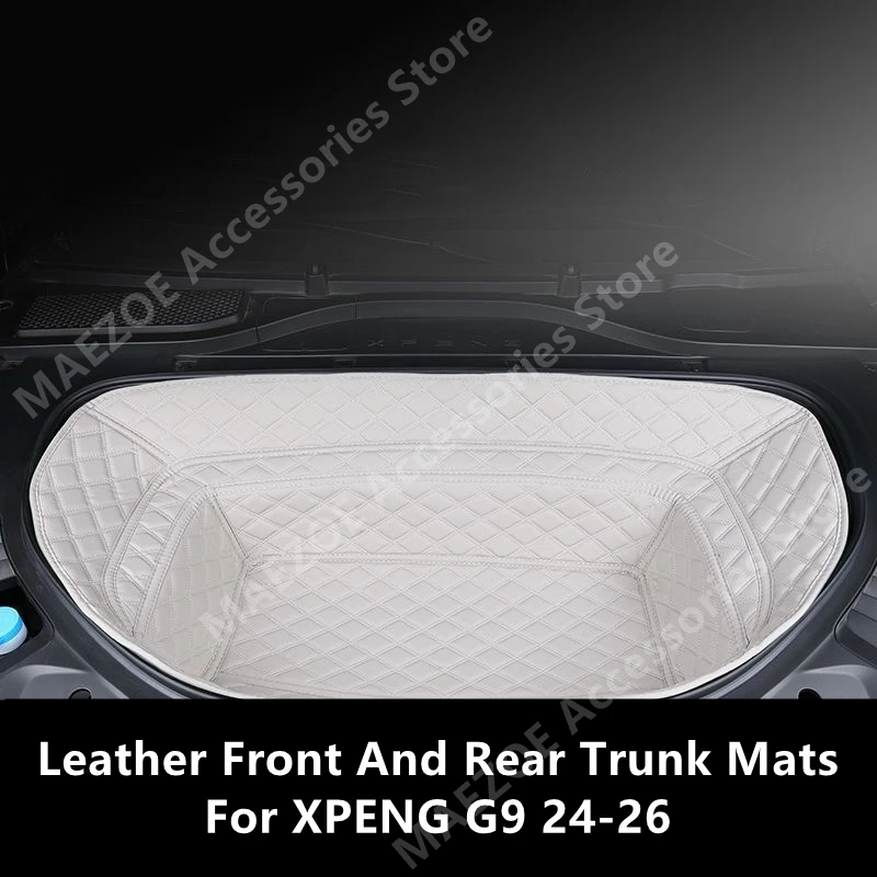 For XPENG G9 24-26 Leather Front And Rear Trunk Mats,Car Interior Decoration Protection Modification Accessories Refit
For XPENG G9 24-26 Leather Front And Rear Trunk Mats,Car Interior Decoration Protection Modification Accessories Refit