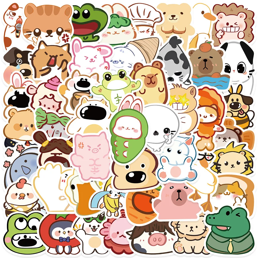 10/50PCS Abstract Cute Animal Graffiti Stickers Funny Cartoon Decal For Laptop Phone Guitar Fridge Waterproof Sticker Kid Toys
10/50PCS Abstract Cute Animal Graffiti Stickers Funny Cartoon Decal For Laptop Phone Guitar Fridge Waterproof Sticker Kid Toys